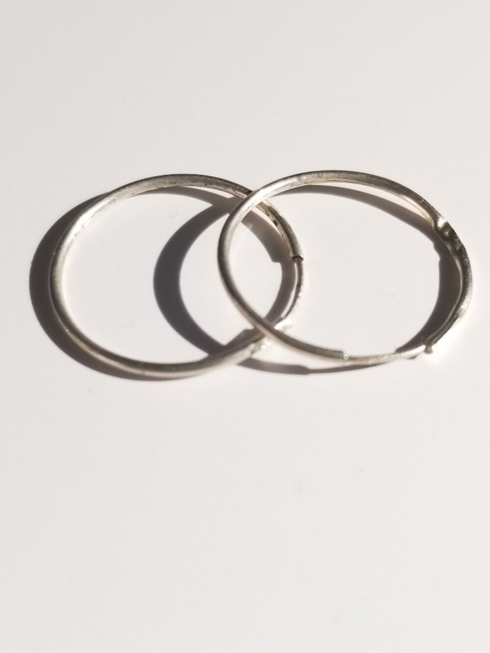 Silver Hoop Earrings